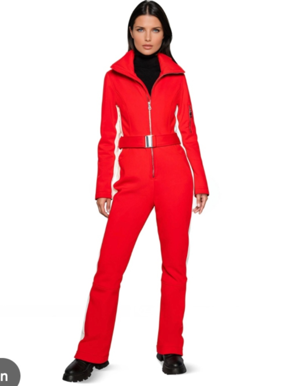Slope Siren Small S red ski suit one piece ski 